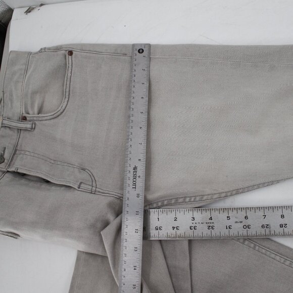 All Saints Jeans Men 34 L31 Slim Fit Cigarette Button Fly Mid Rise Stretch Denim - Picture 6 of 13